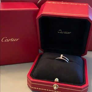 Cartier Juste un Clou ring SM in white gold